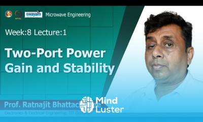 Lec 25 Two Port Power Gain and Stability