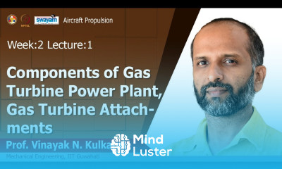 Lec 4 Components of Gas Turbine Power Plant Gas Turbine Attachments