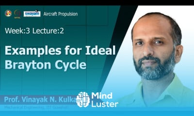 Lec 7 Examples for Ideal Brayton Cycle