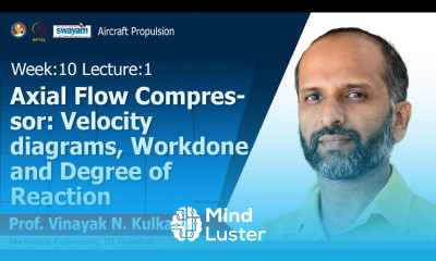 Lec 29 Axial Flow Compressor Velocity diagrams Workdone and Degree of Reaction