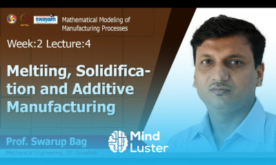 Lec 8 Meltiing solidification and additive manufacturing
