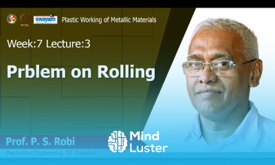 Lec 23 Prblem on rolling