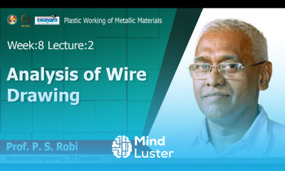 Lec 26 Analysis of Wire Drawing