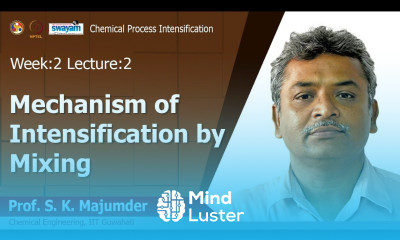 Lec 05 Mechanism of Intensification by mixing