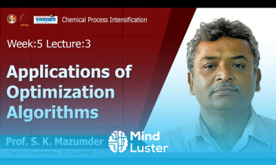 Lec 15 Applications of Optimization Algorithms