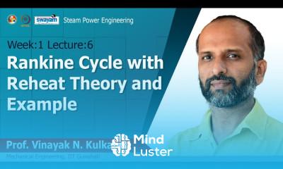 Lec 6 Rankine cycle with reheat theory and example