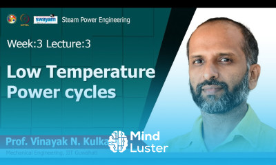 Lec 15 Low temperature power cycles