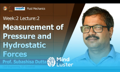 Lec 5 Measurement of Pressure and Hydrostatic forces