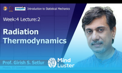 Lec 11 Radiation thermodynamics