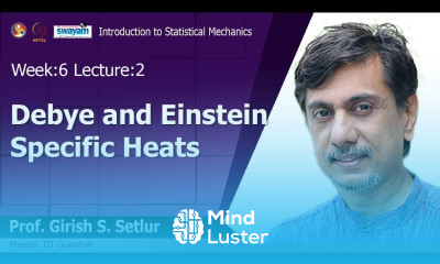Lec 18 Theories of Specific Heat of Solids