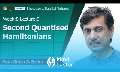 Lec 31 Second quantised hamiltonians