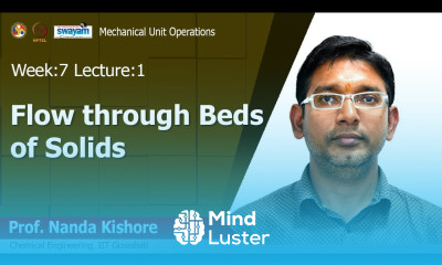 Lec 21 Flow through Beds of Solids 1