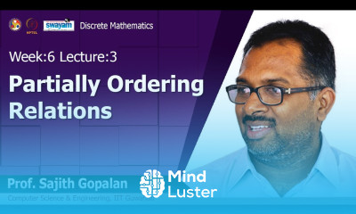 Lec 21 Partially ordering relations