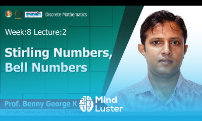Learn Lec 28 Stirling Numbers Bell Numbers - Mind Luster