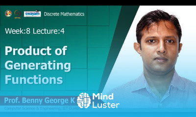 Lec 30 Product of Generating Functions