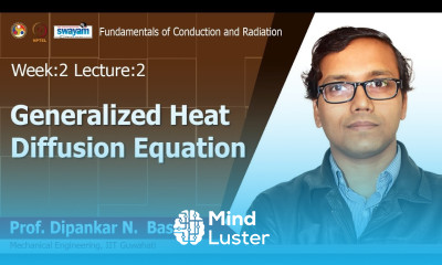 Lec 4 Generalized heat diffusion equation