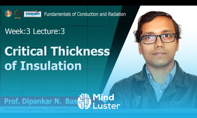 Lec 8 Critical thickness of insulation