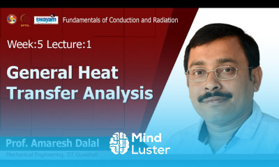 Lec 11 General Heat Transfer Analysis
