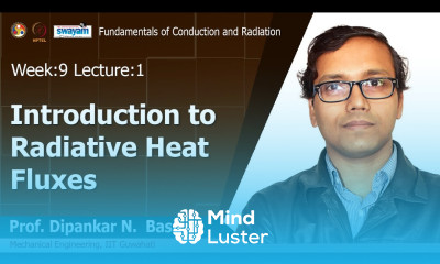 Lec 24 Introduction to radiative heat fluxes
