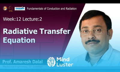 Lec 33 Radiative Transfer Equation