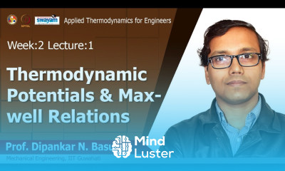 Lec 5 Thermodynamic potentials Maxwell relations