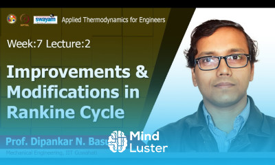 Lec 21 mprovements modifications in Rankine cycle