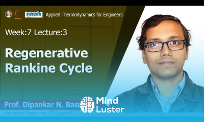 Lec 22 Regenerative Rankine cycle