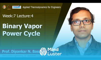 Lec 23 Binary vapor power cycle