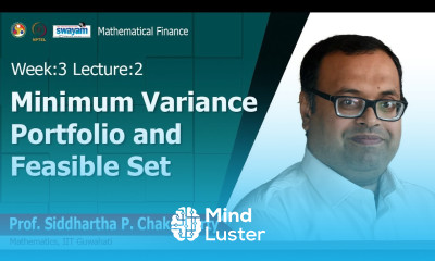 Lec 08 Minimum Variance Portfolio and Feasible Set