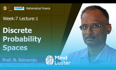 Lec 19 Discrete Probability Spaces