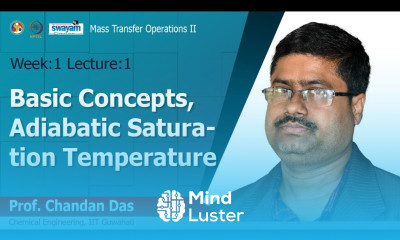 Lec 1 Basic concepts Adiabatic saturation temperature