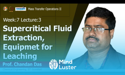 Lec 17 Supercritical Fluid Extraction equipmet for leaching