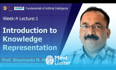 Lec 10 Introduction to Knowledge Representation