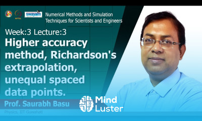 Lec 9 Numerical differentiation Error analysis