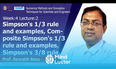 Lec 11 Simpson s 1 3rd rule