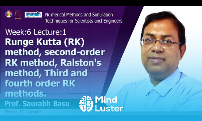 Lec 16 Runge Kutta method