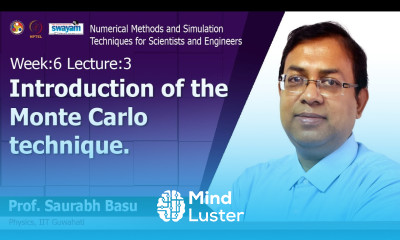 Lec 18 Introduction to Monte Carlo technique