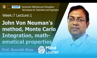 Lec 19 Details of the Monte Carlo method