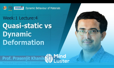 Lec 4 Quasi static vs Dynamic Deformation