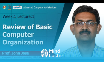 Lec 1 Review of Basic Computer Organization