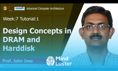 Tutorial 9 Design Concepts in DRAM and Harddisk