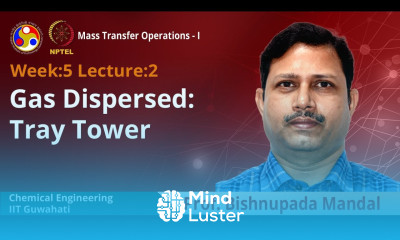 Lec 18 Gas dispersed Tray tower