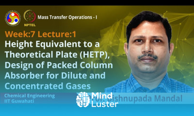 Lec 24 HETP Design of packed column absorber for dilute and concentrated gases