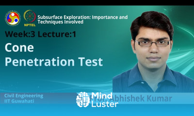 Lecture 6 Cone Penetration Test