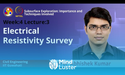 Lecture 11 Electrical Resistivity Survey