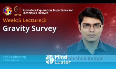 Lecture 14 Gravity Survey