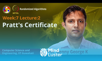 Lec 23 Pratt s Certificate