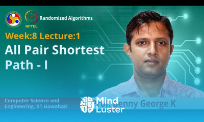 Lec 26 All pair shortest path I