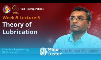 Lec 14 Theory of lubrication
