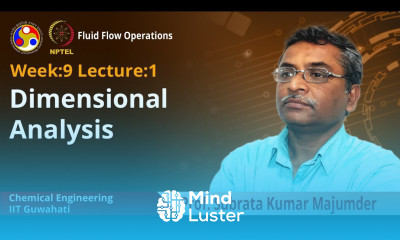 Lec 22 Dimensional Analysis